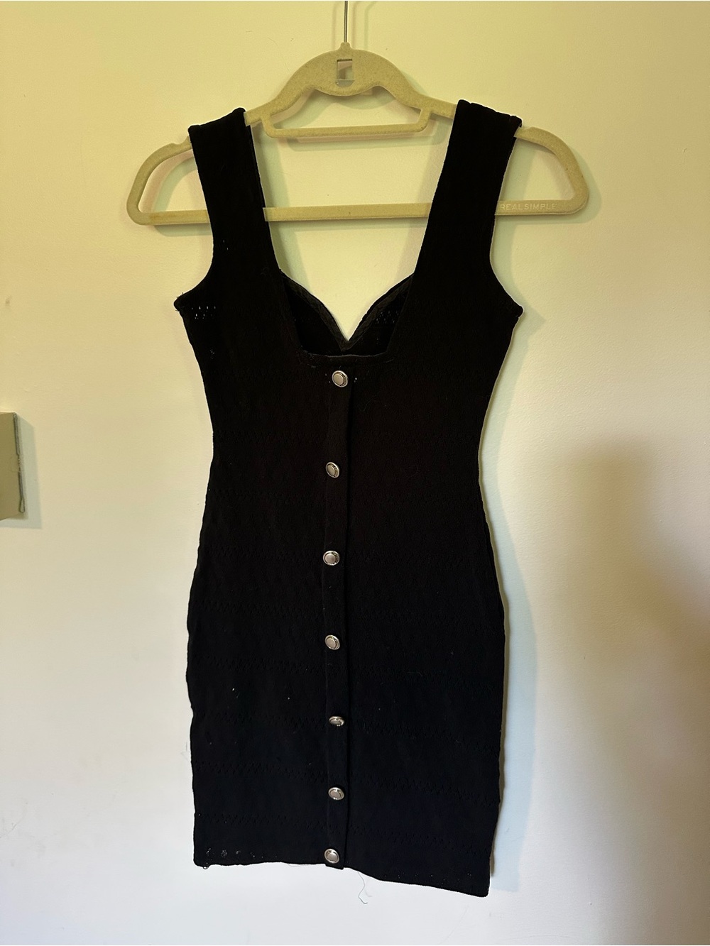 Vintage Hunza G bodycon mini dress black - Picture 4 of 7